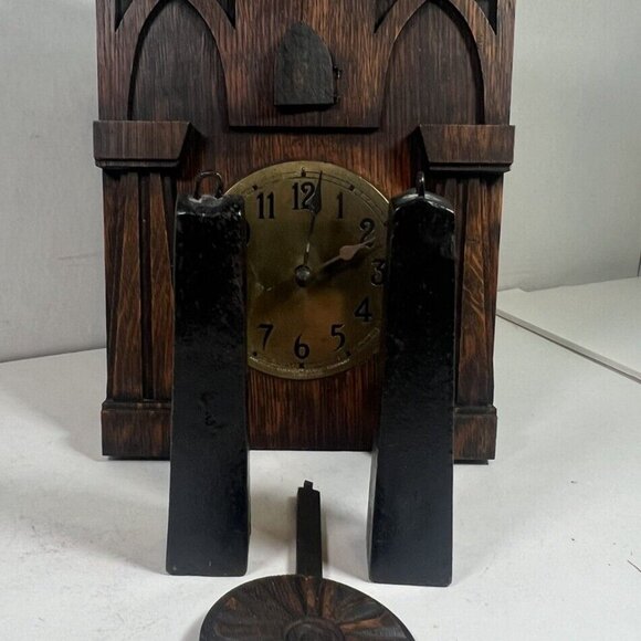 American Cuckoo Clock Co. Mission Style Cuckoo Clock. Very Rare. - Picture 13 of 15